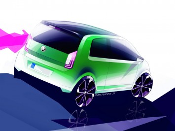 Skoda Citigo Design Sketch