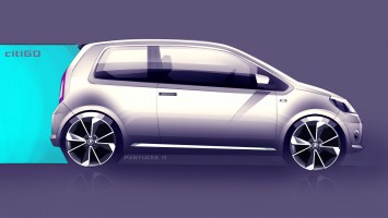 Skoda Citigo Design Sketch