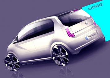 Skoda Citigo Design Sketch