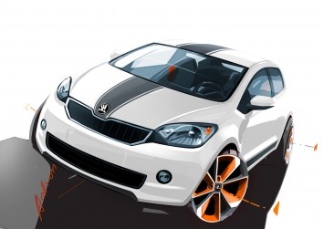 Skoda Citigo Design Sketch