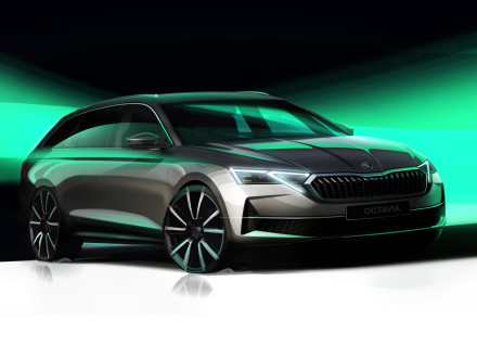 Restyled Škoda Octavia: first sketches