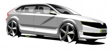 Skoda Rapid Concept Design Sketch