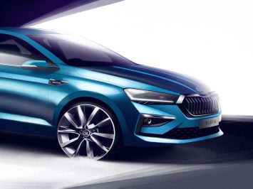 Skoda Slavia Preview Design Sketch detail