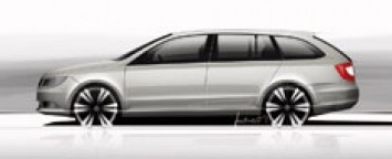 Skoda Superb Combi Design Sketch