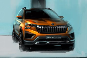 Skoda Vision IN Concept Design Sketch Render