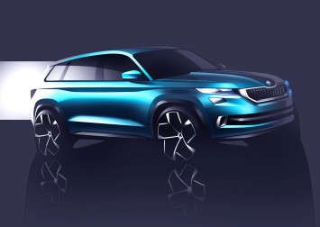 Skoda VisionS Concept - Design Sketch