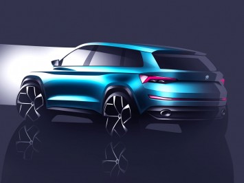 Skoda VisionS Concept - Design Sketch