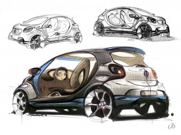 Smart Forjoy Concept Design Sketch Gallery