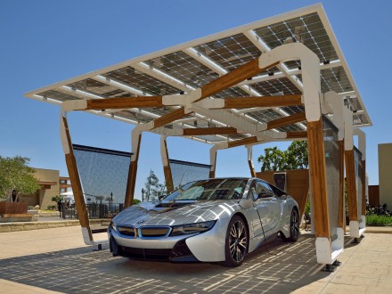 BMW DesignworksUSA develops solar carport concept