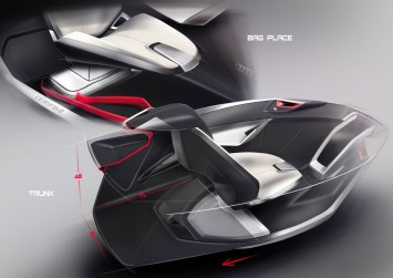 SPD - Concept Car Interior Design Sketches