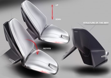 SPD - Concept Car Interior - Seat Design Sketches