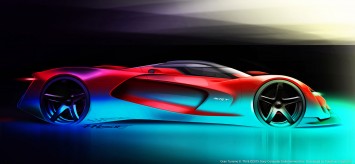 SRT Tomahawk Vision Gran Turismo Concept - Design Sketch