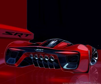 SRT Tomahawk Vision Gran Turismo Design Sketch Render