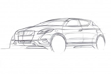 Suzuki S-Cross Concept - Design Sketch