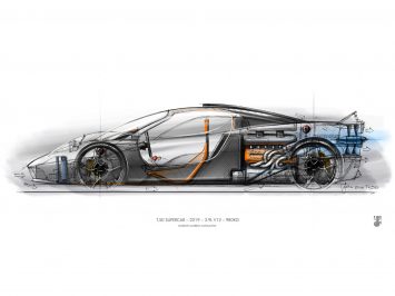 T.50 Design Sketch by Gordon Murray