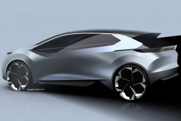 Tata 45X Concept Design Sketch Render