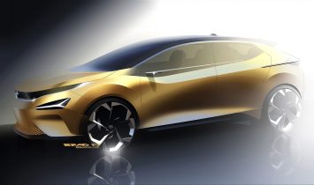 Tata 45X Concept Design Sketch Render