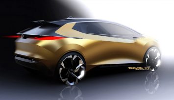 Tata 45X Concept Design Sketch Render