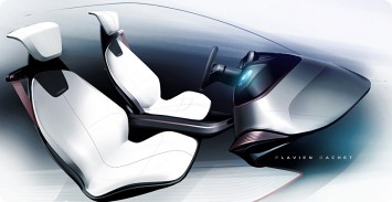 Tata Megapixel Concept - Interior Design Sketch