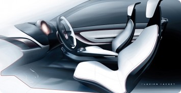 Tata Megapixel Concept - Interior Design Sketch