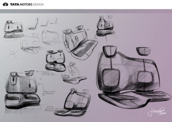 Tata Pixel Concept Interior Design Sketches