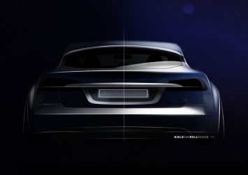 Tesla Model S Shooting Brake by Niels van Roij Design Sketch Render