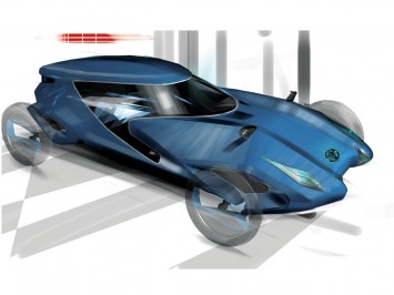 Toyota Bionic Plus Concept Design Sketch