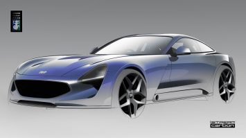 TVR Design Sketch Render