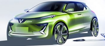 Vinfast Citycar EV Design Sketch by Italdesign