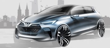 Vinfast Citycar ICE Design Sketch by Italdesign