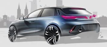 Vinfast Citycar ICE Design Sketch by Italdesign