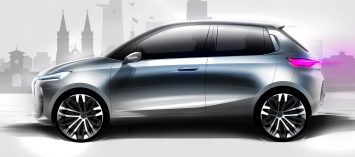 Vinfast Citycar ICE Design Sketch by Italdesign