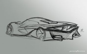 Viritech Apricale by Pininfarina Design Sketch