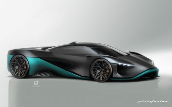 Viritech Apricale by Pininfarina Design Sketch Render