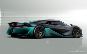 Viritech Apricale by Pininfarina Design Sketch Render