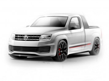 Volkswagen Amarok Power-Pickup Concept Design Sketch