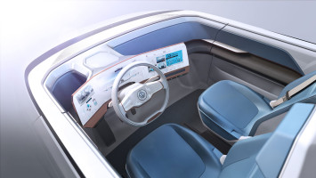 Volkswagen BUDD-e Concept - Interior Design Sketch Render