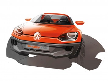 Volkswagen Buggy Up! Concept Design Sketch