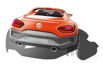 Volkswagen Buggy Up! Concept Design Sketch