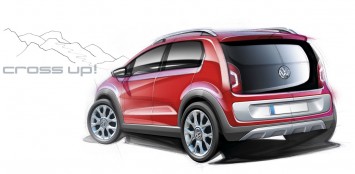 Volkswagen Cross Up! Concept Design Sketch