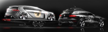 Volkswagen Design Vision GTI Design Sketch