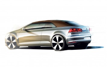 Volkswagen Golf Cabriolet Design Sketch