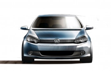 Volkswagen Golf Design Sketch