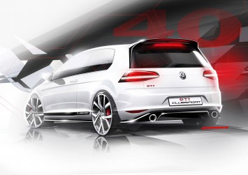 Volkswagen Golf GTI Clubsport Concept - Design Sketch