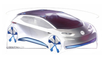 Volkswagen I.D. Concept Design Sketch