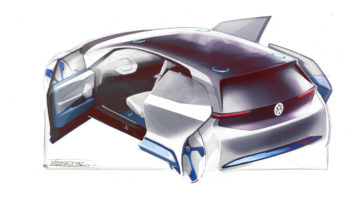 Volkswagen I.D. Concept Design Sketch