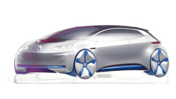 Volkswagen I.D. Concept Design Sketch