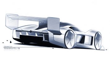 Volkswagen I.D. R Pikes Peak Design Sketch