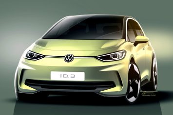 Volkswagen ID.3 Design Sketch Render