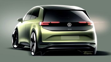 Volkswagen ID.3 Design Sketch Render